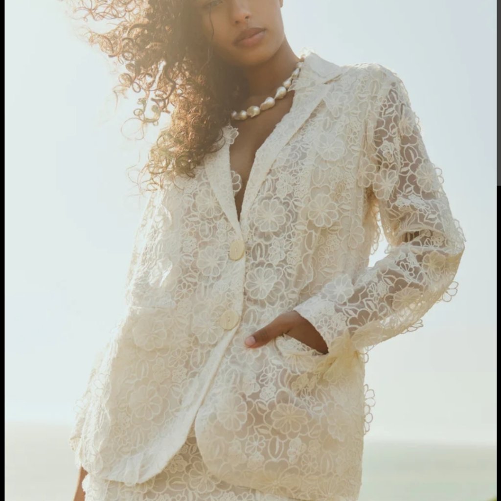 Nwt Jillette Lace Blazer Xs